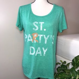 St Party’s Day Green Graphic Tee From LOL Vintage